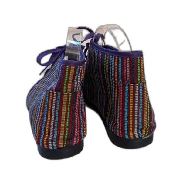 San Miguel Ankle Sneakers Men US M8.5 Flat High Top  Mexico Multicolor MX 7  W10 - Picture 5 of 11